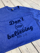 Load image into Gallery viewer, Don't Stop Believing Short-Sleeve Tee
