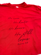 Load image into Gallery viewer, He Loves Short-Sleeve Tee
