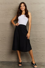 Load image into Gallery viewer, Ninexis Wide Waistband Knee Length Skirt
