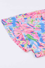 Load image into Gallery viewer, Floral Smocked Square Neck Jumpsuit with Pockets
