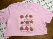 Load image into Gallery viewer, He Cares for Flowers Short-Sleeve Tee
